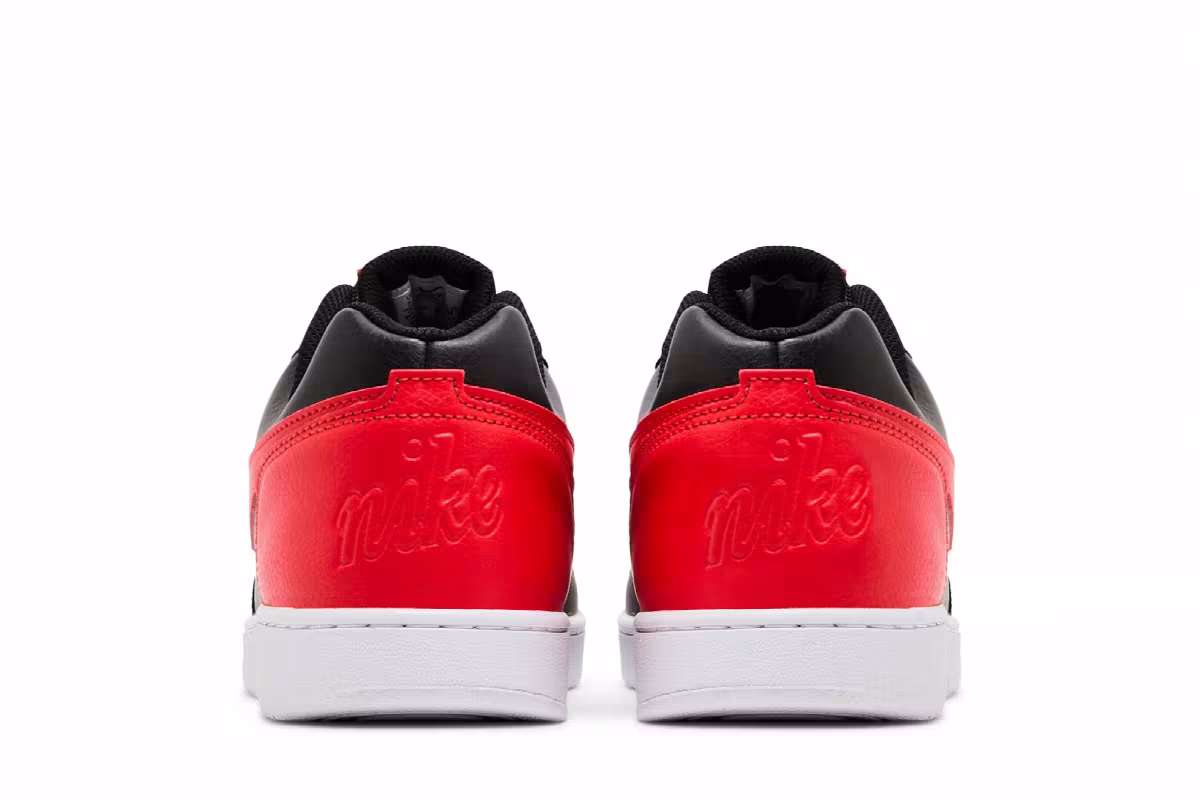 Nike Ebernon Low Black Habanero Red, view 7