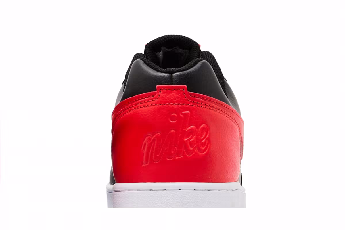 Nike Ebernon Low Black Habanero Red, view 8