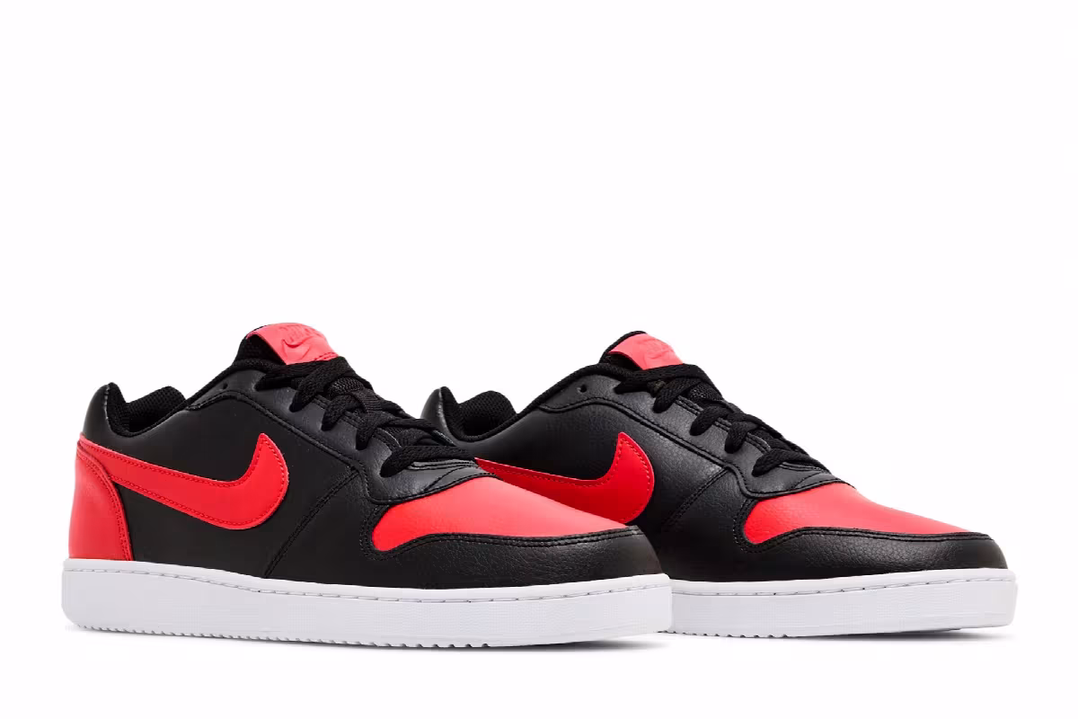 Nike Ebernon Low Black Habanero Red, view 9