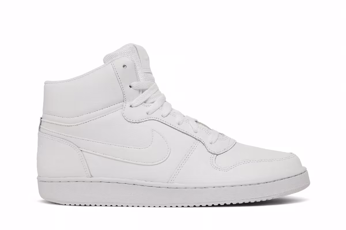 Nike Ebernon Mid Triple White, view 2