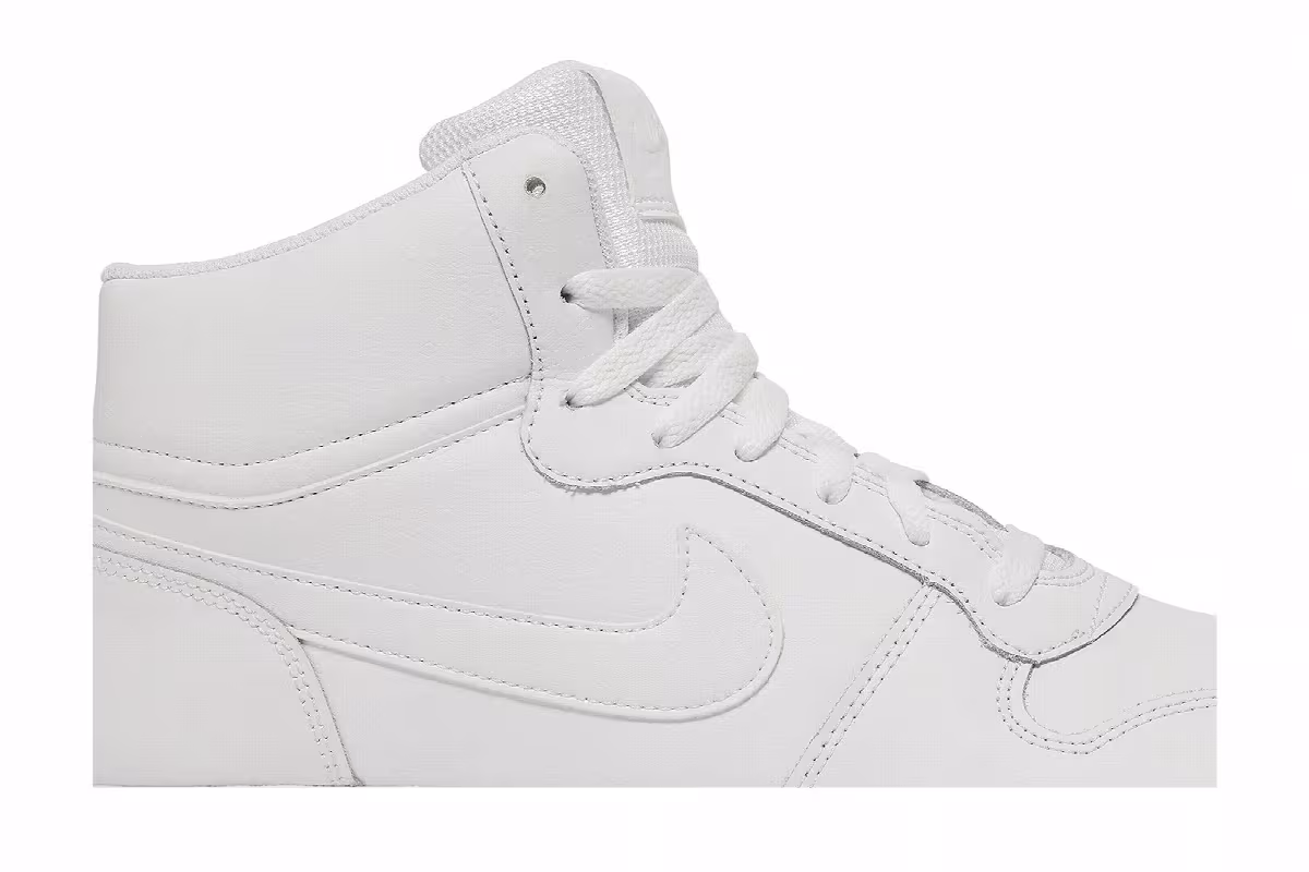 Nike Ebernon Mid Triple White, view 3