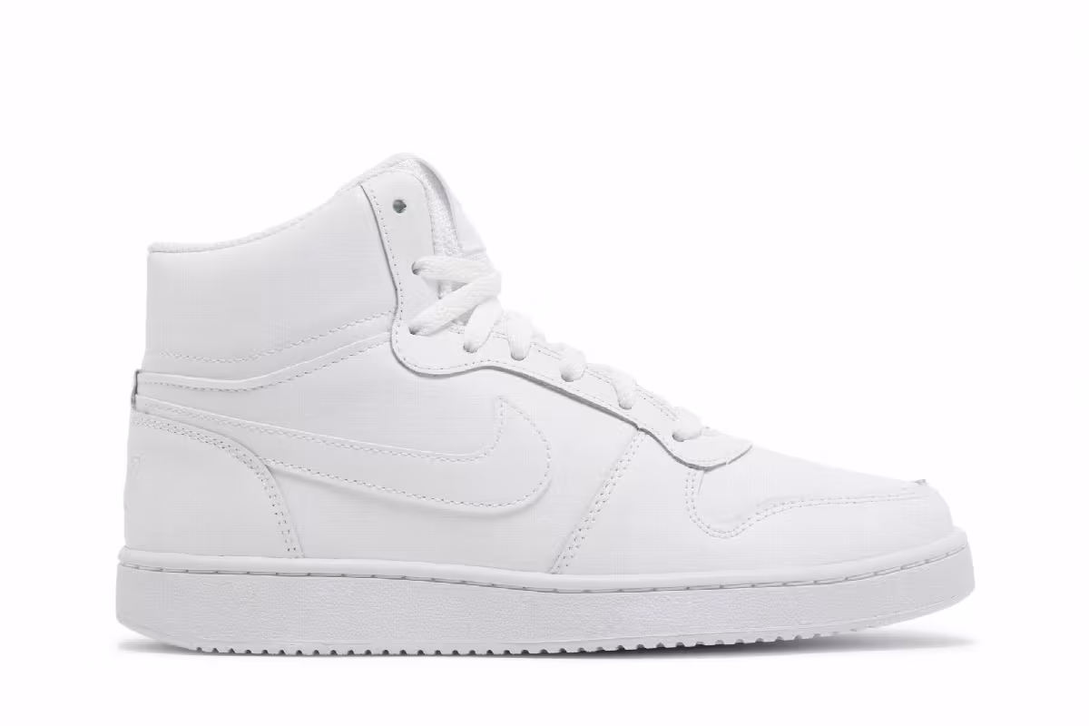 Nike Women's Ebernon Mid Triple White, view 2