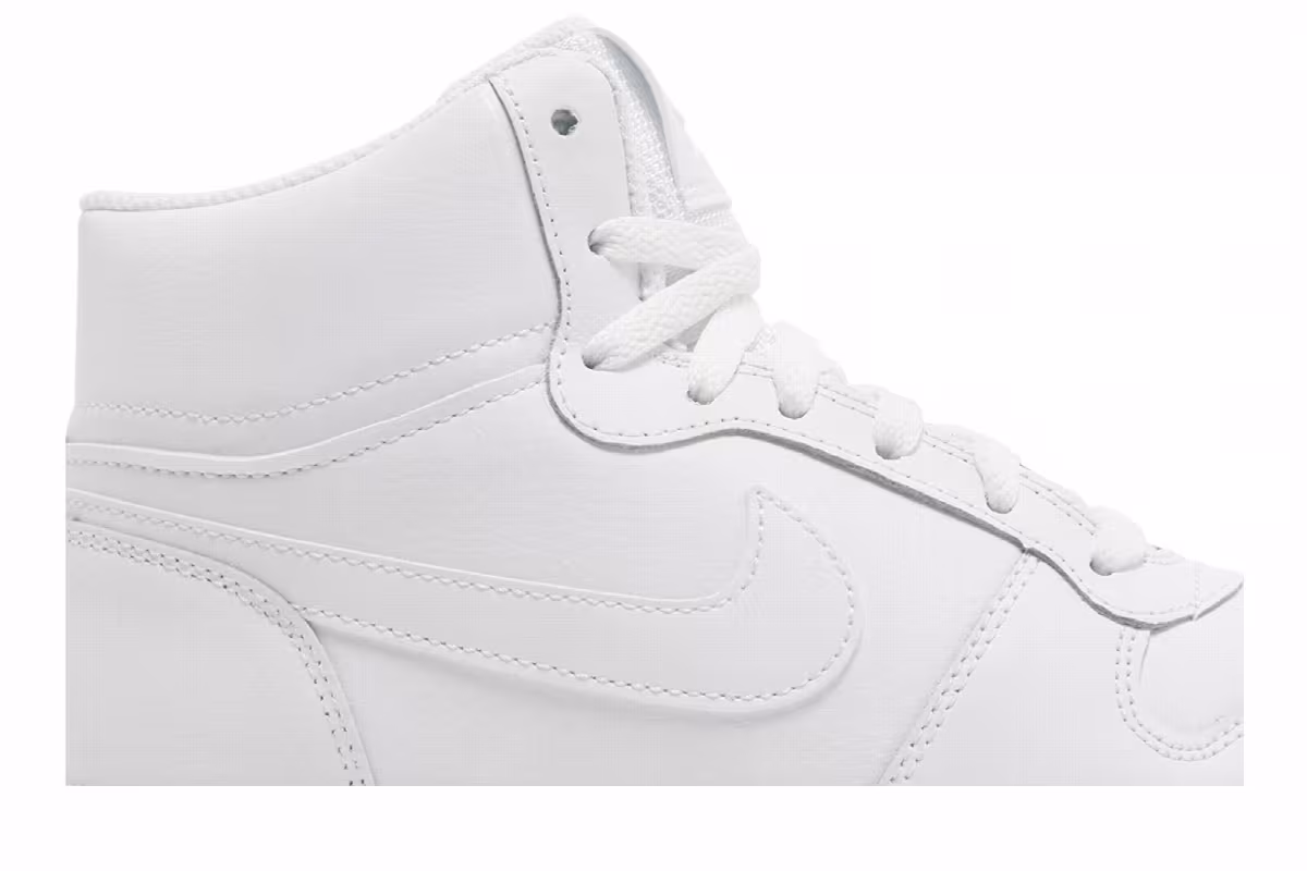 Nike Women's Ebernon Mid Triple White, view 3