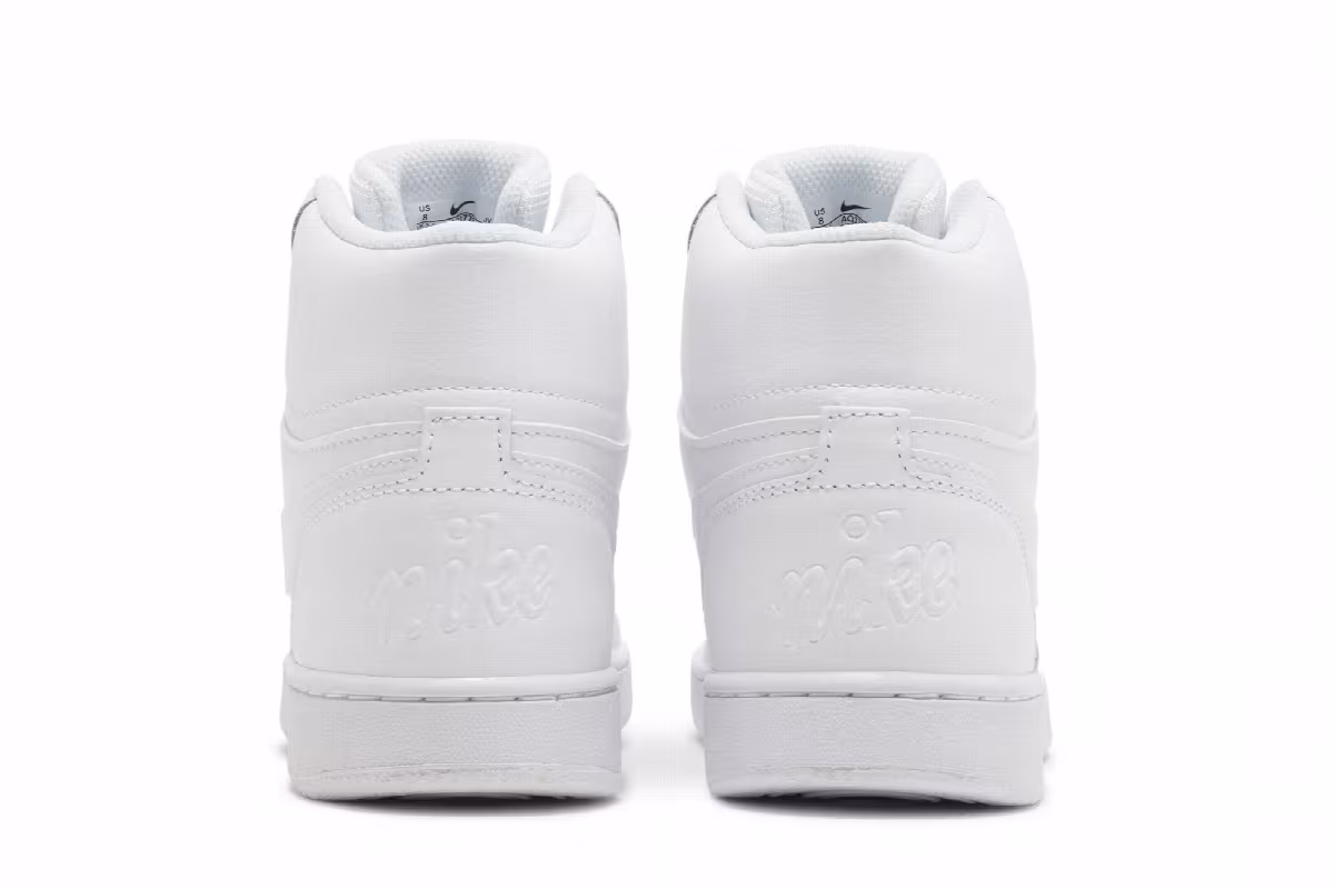 Nike Women's Ebernon Mid Triple White, view 7