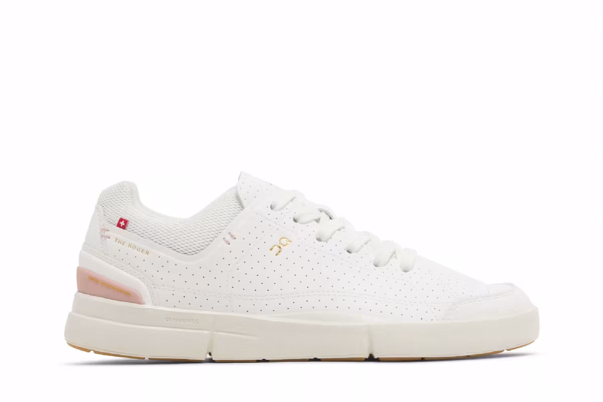 ON Women's The Roger Centre Court White Woodrose, view 2