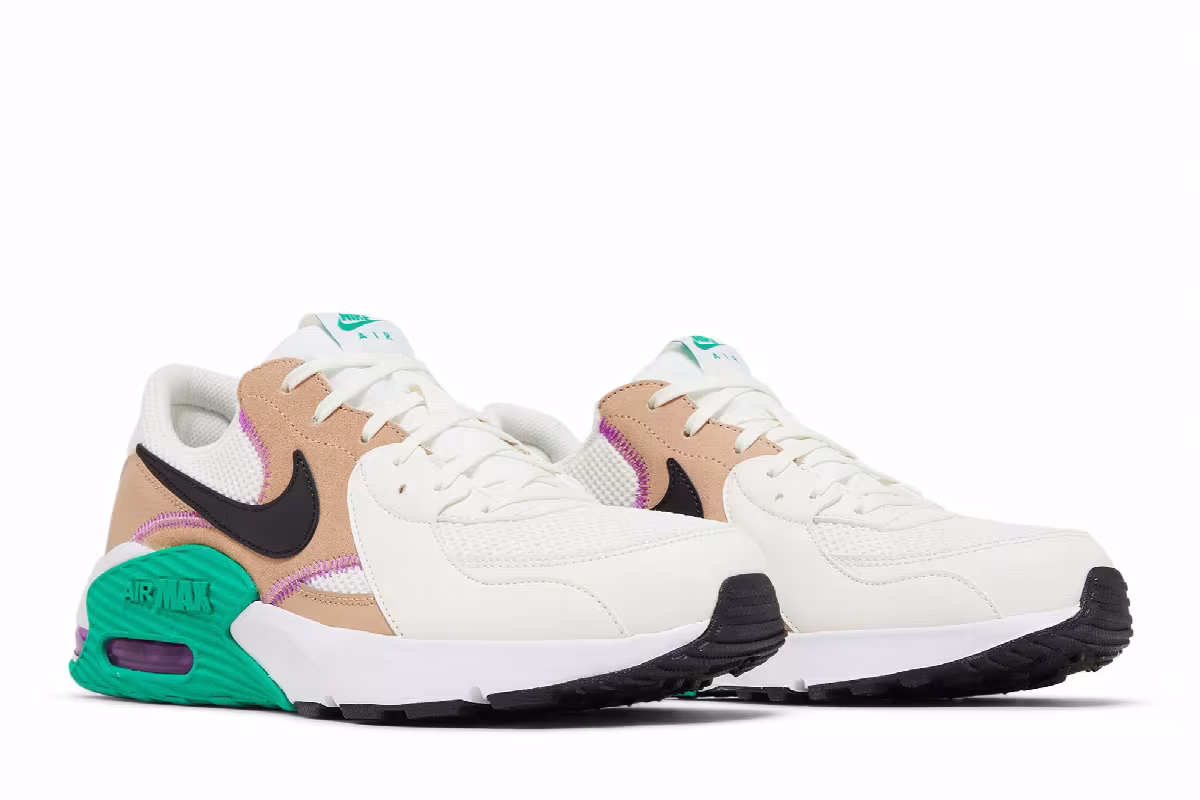 Nike Air Max Excee Sail Hemp Stadium Green, view 9