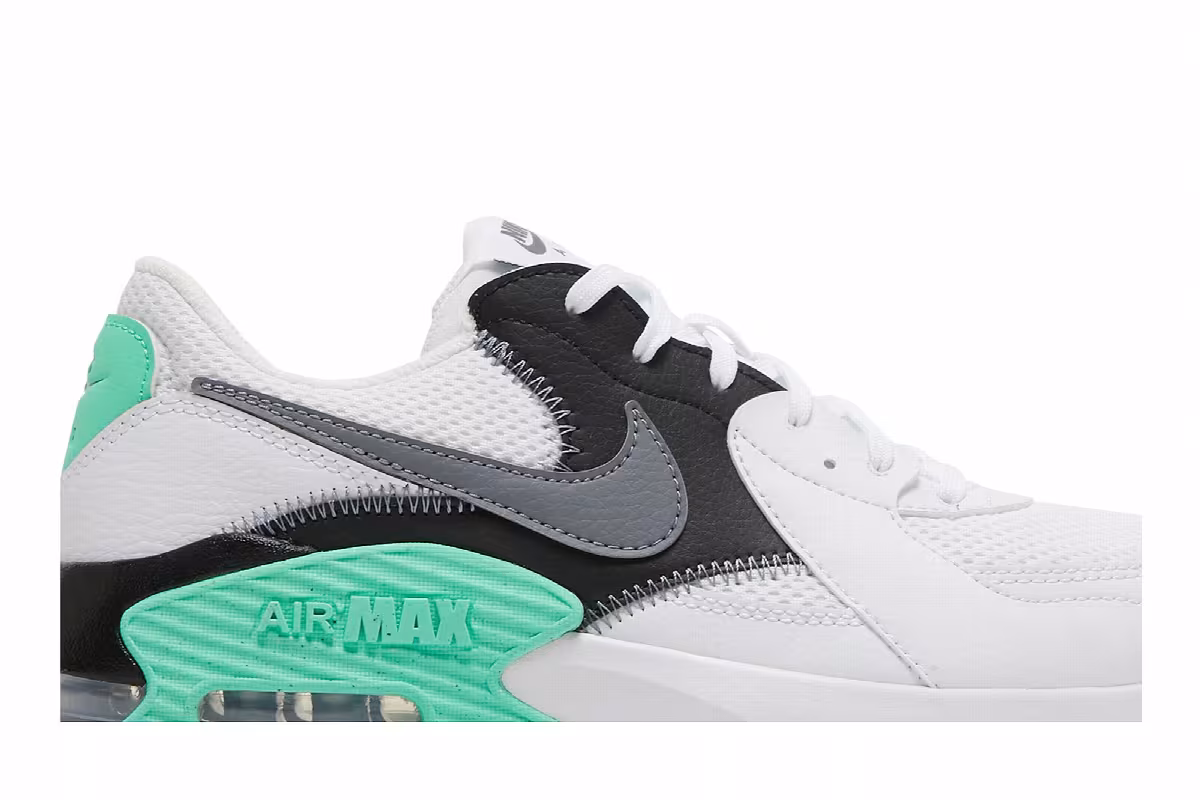 Nike Women's Air Max Excee White Green Glow, view 3