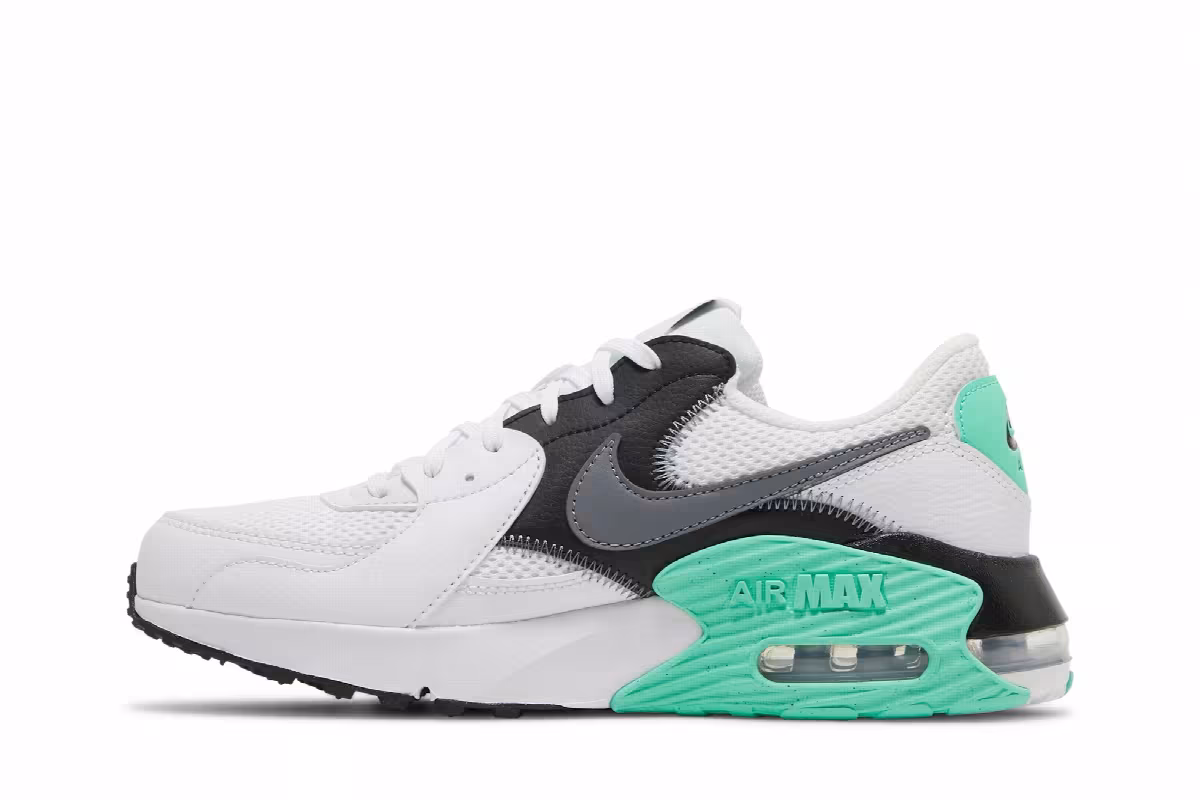 Nike Women's Air Max Excee White Green Glow, view 4