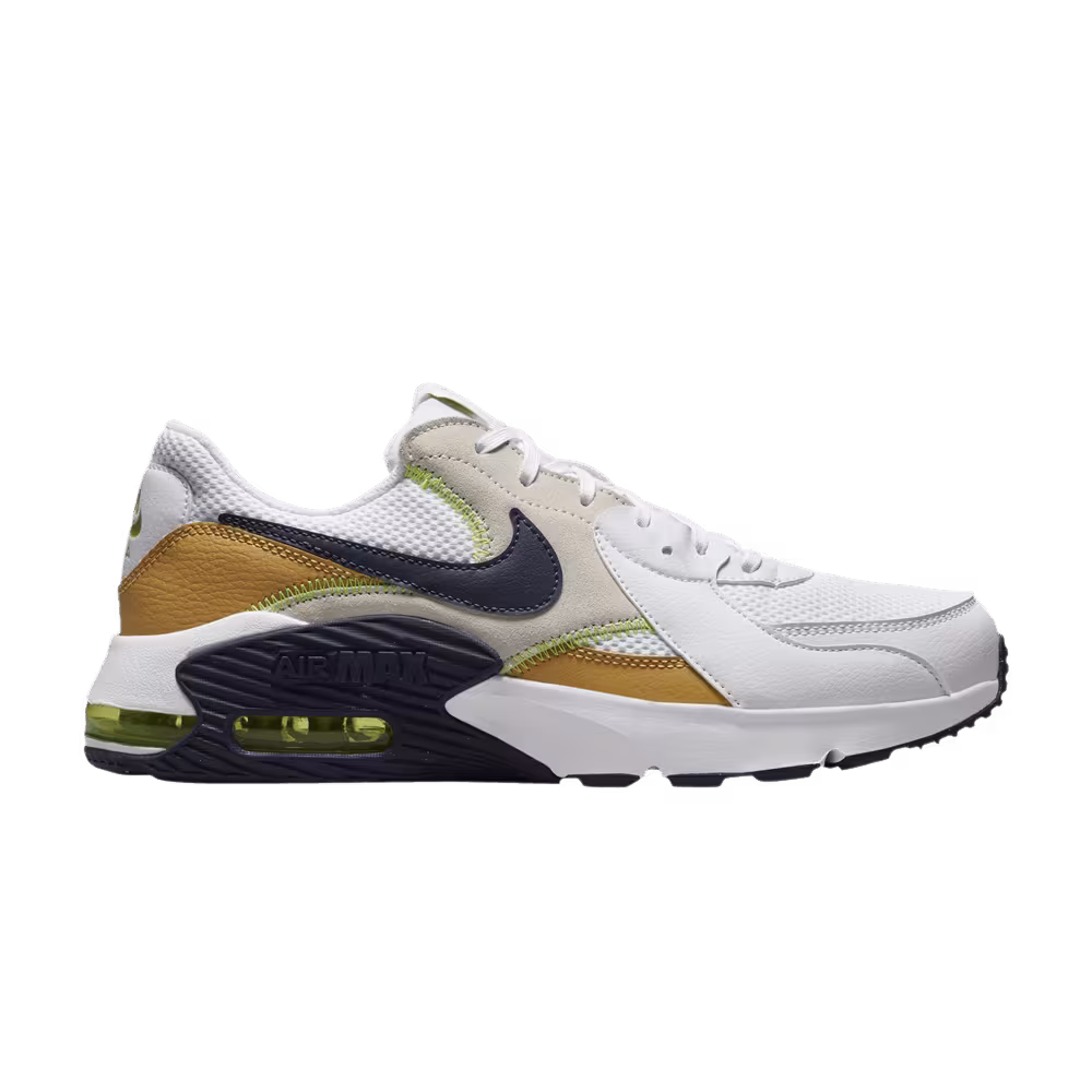 Nike Air Max Excee White Obsidian Team Gold