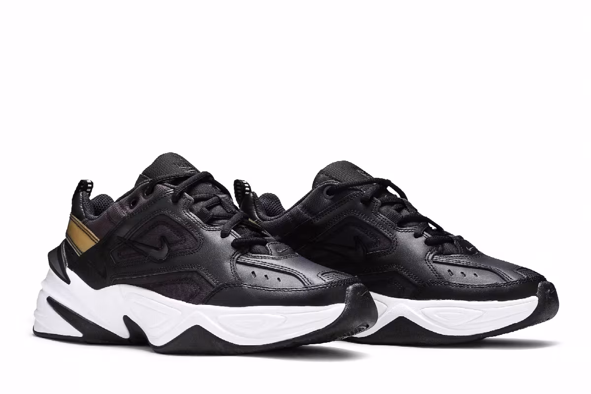 Nike Women's M2K Tekno Black Oil Grey, view 9