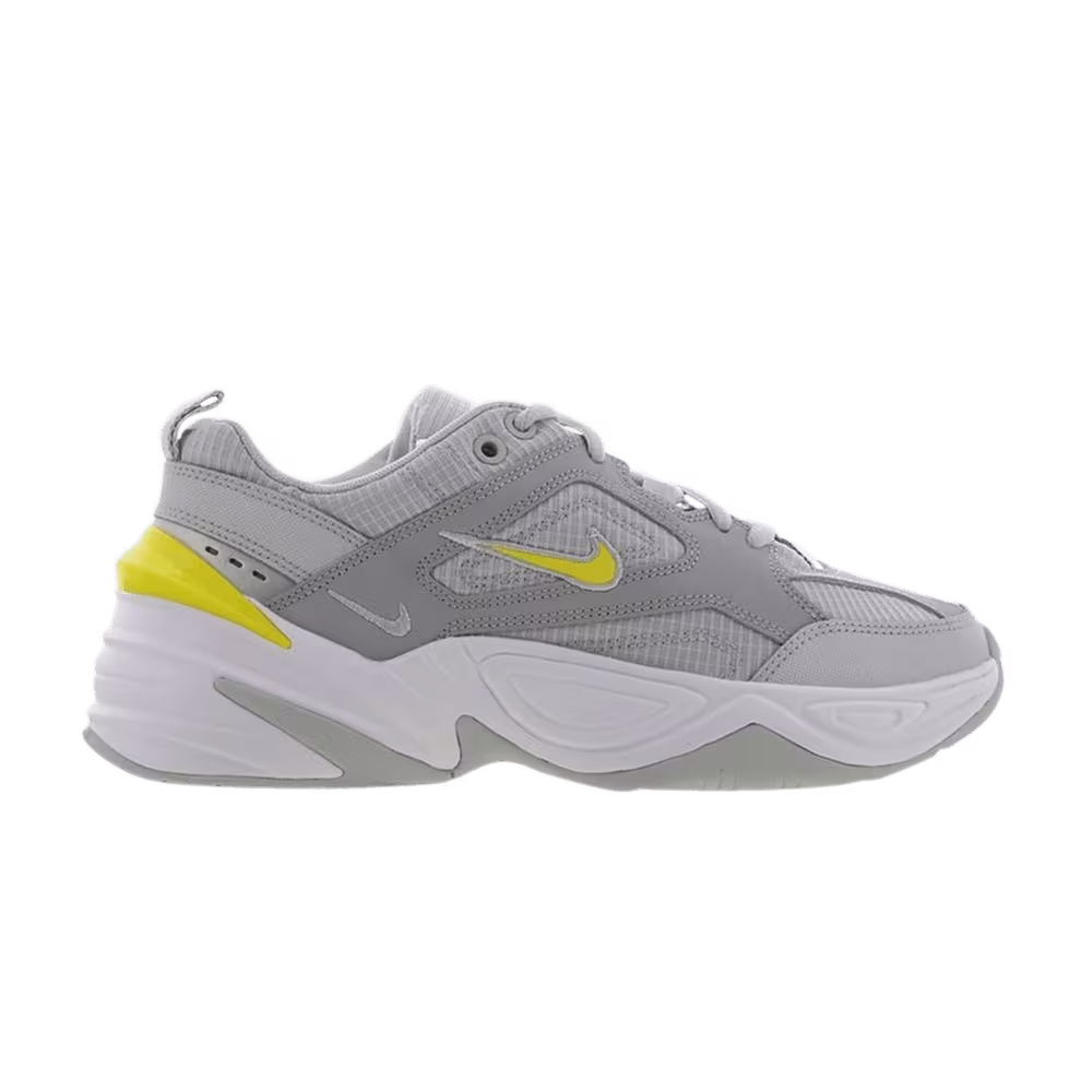 Nike Women's M2K Tekno Pure Platinum Dynamic Yellow