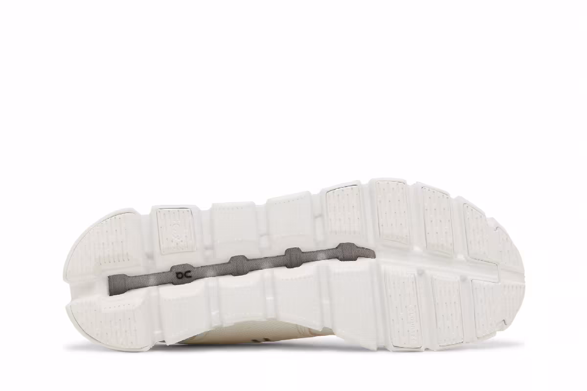 ON Women's Cloud 5 All White, view 5