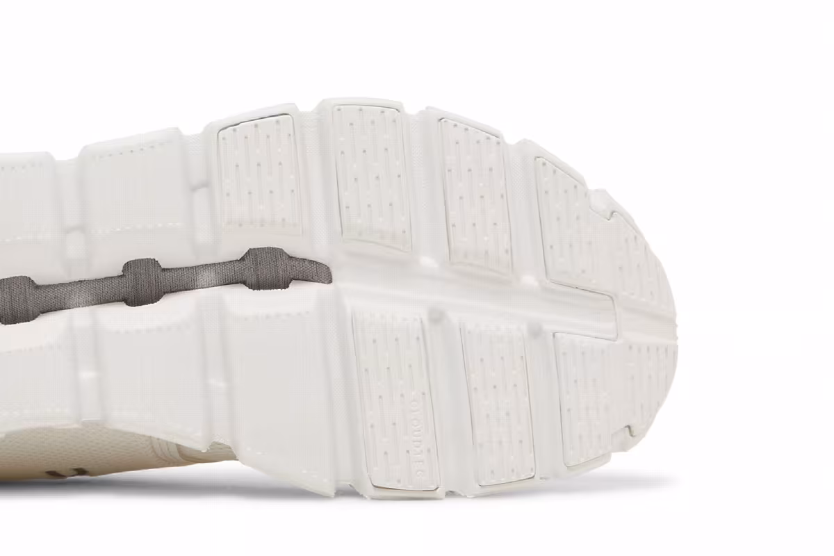 ON Women's Cloud 5 All White, view 6