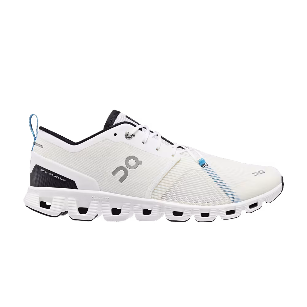 ON Cloud X 3 Shift Undyed White Black