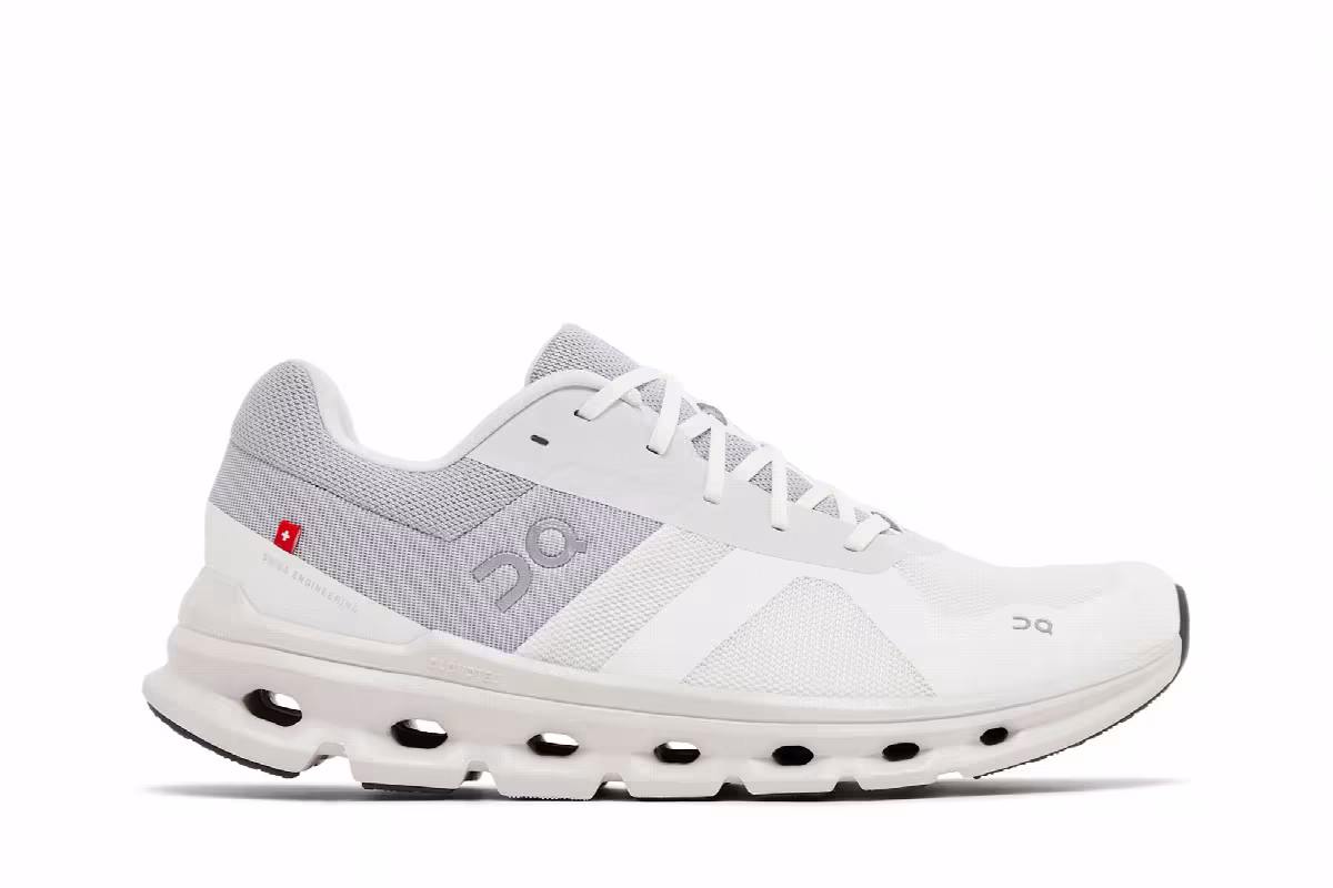 ON Women's Cloudrunner White Frost, view 2