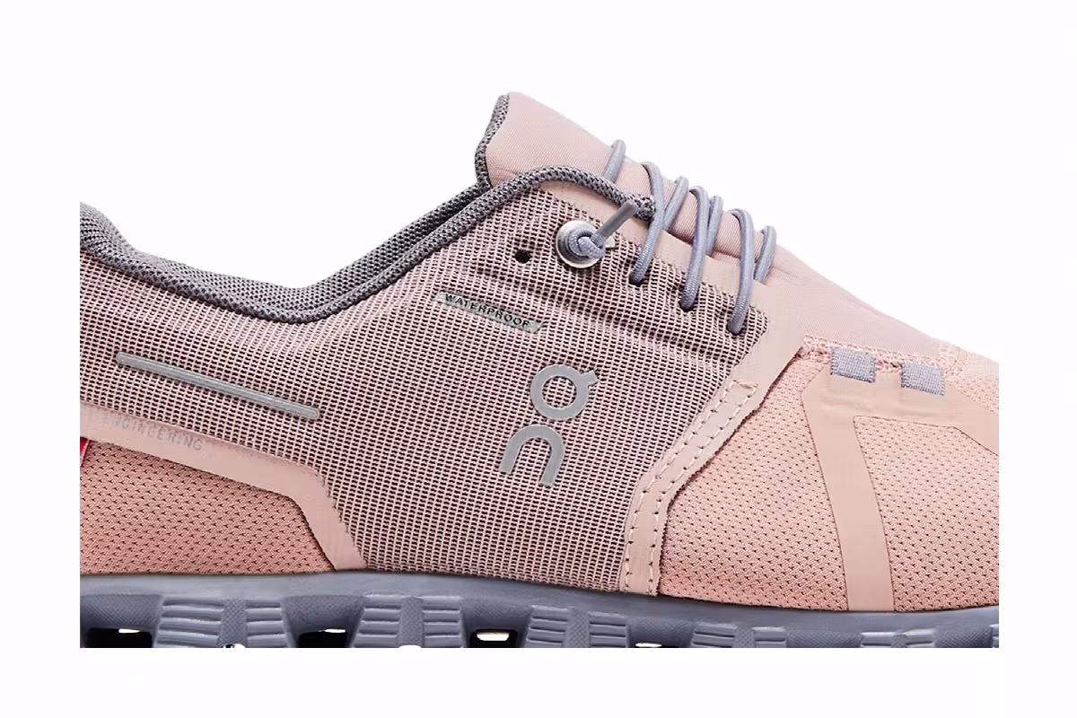 ON Women's Cloud 5 Rose Fossil, view 3
