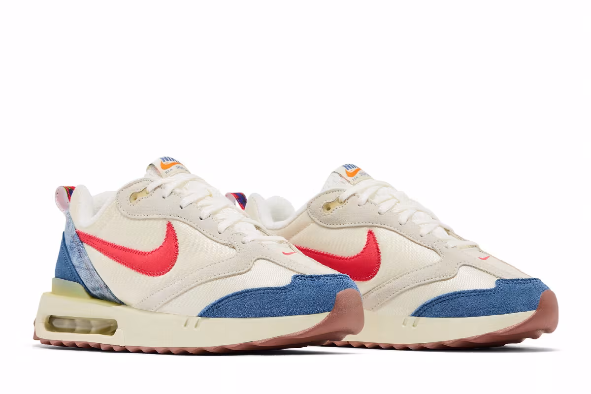 Nike Air Max Dawn Coconut Milk Track Red, view 9