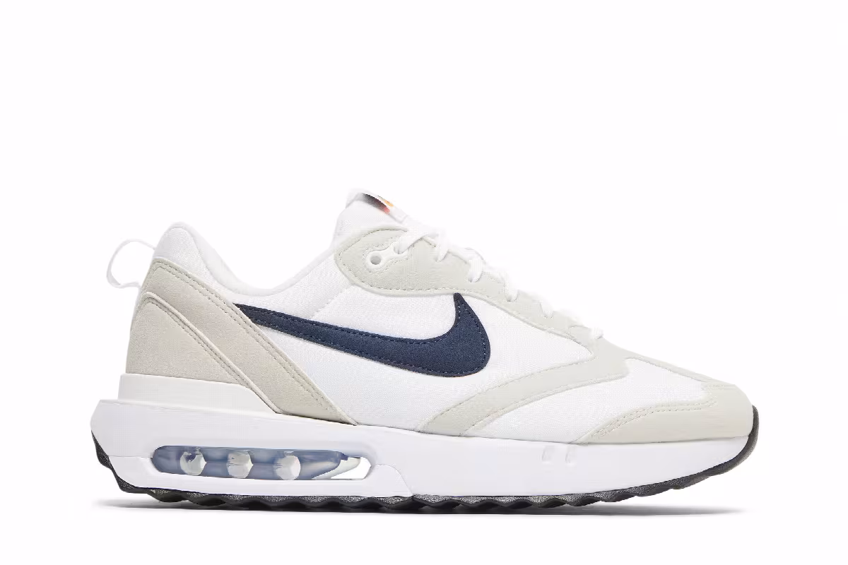 Nike Women's Air Max Dawn Light Bone Midnight Navy, view 2