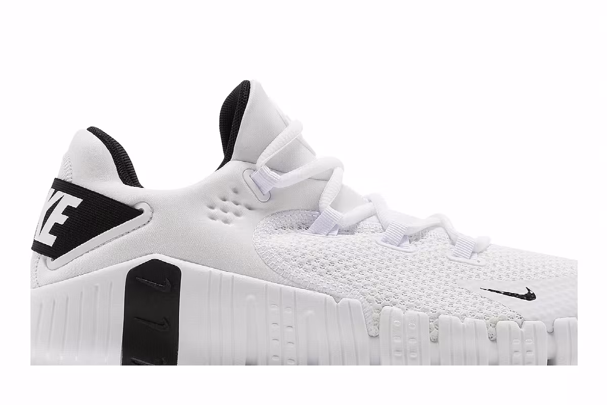 Nike Free Metcon 4 White Black, view 3