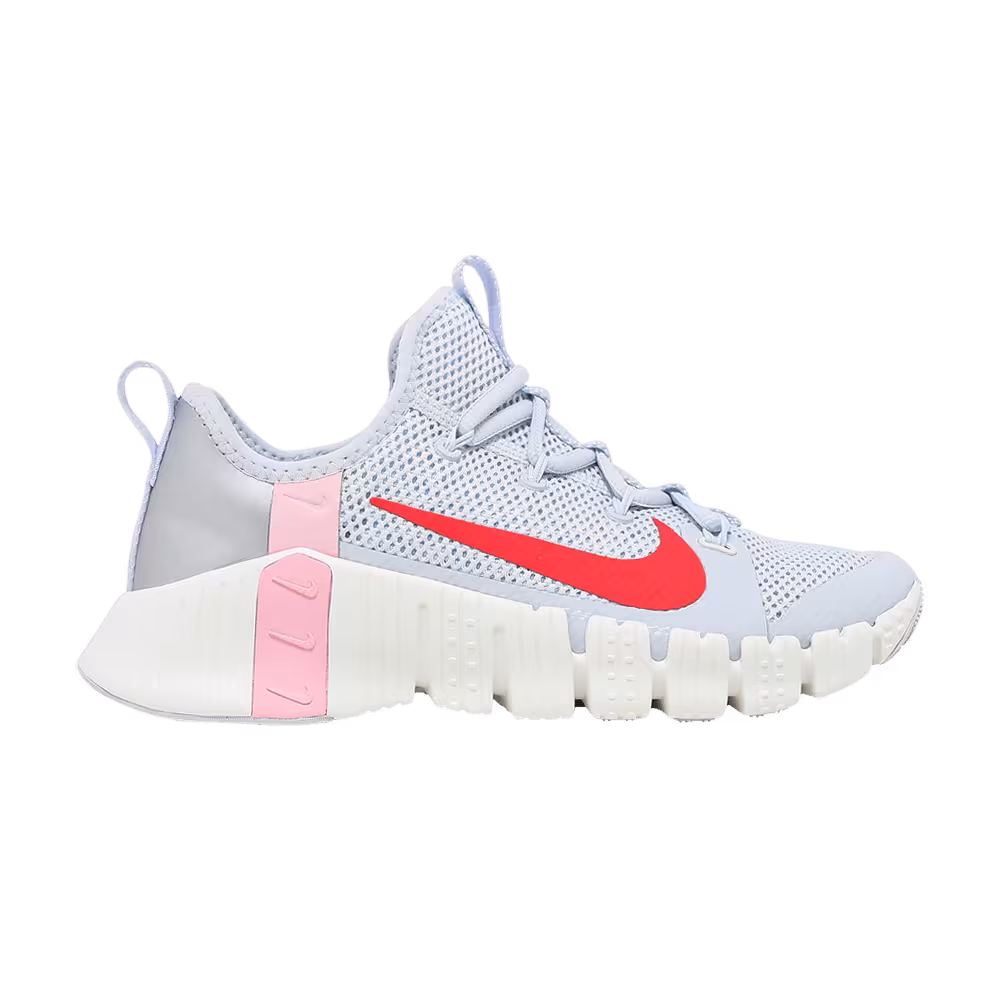 Nike Women's Free Metcon 3 Football Grey Bright Crimson