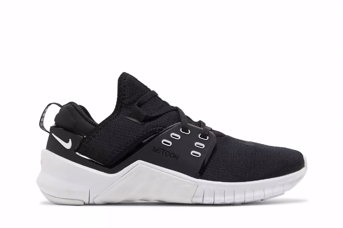 Nike Women's Free Metcon 2 Black White, view 2