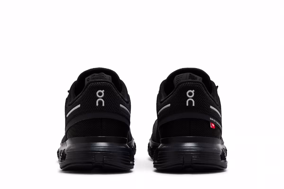 ON Women's Cloud 6 Triple Black, view 7