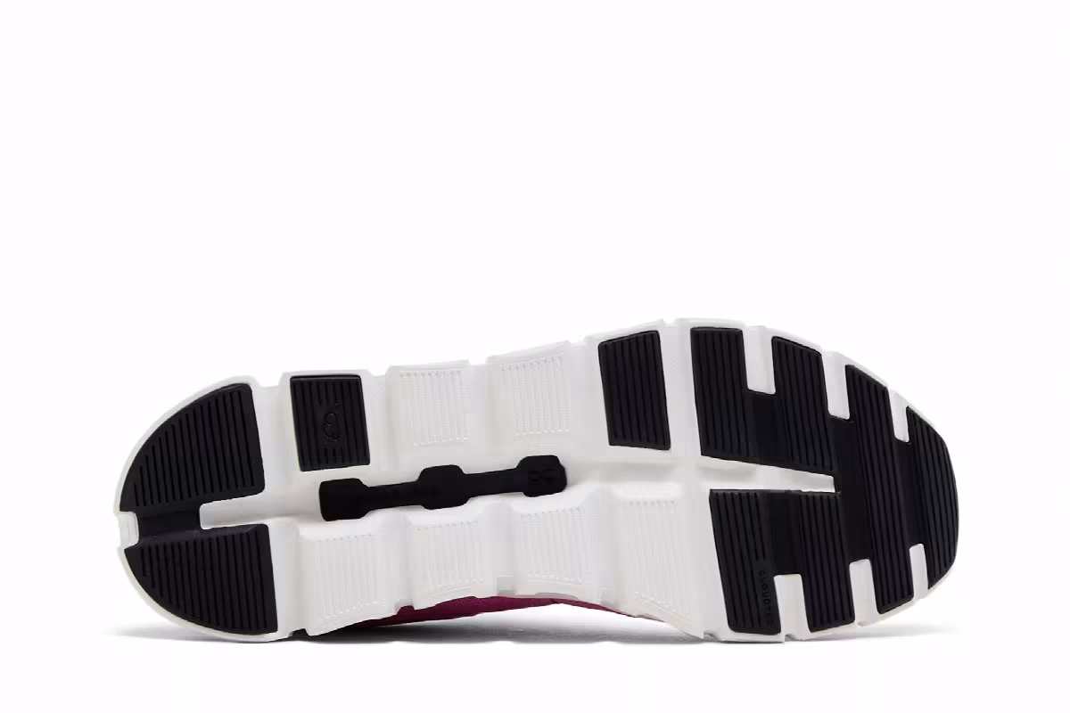 ON Women's Cloud 6 Raspberry White, view 5