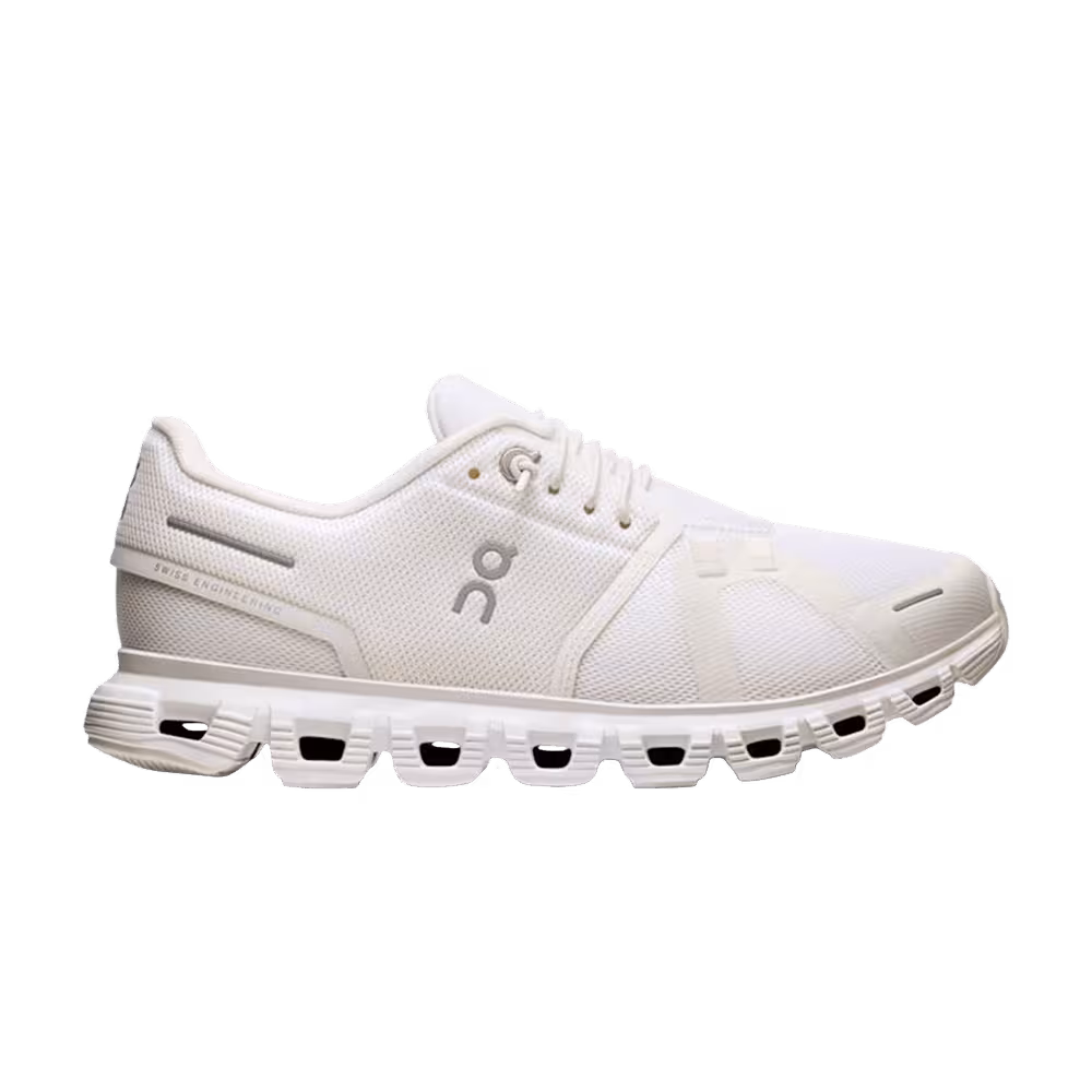 ON Women's Cloud 6 Wide White White