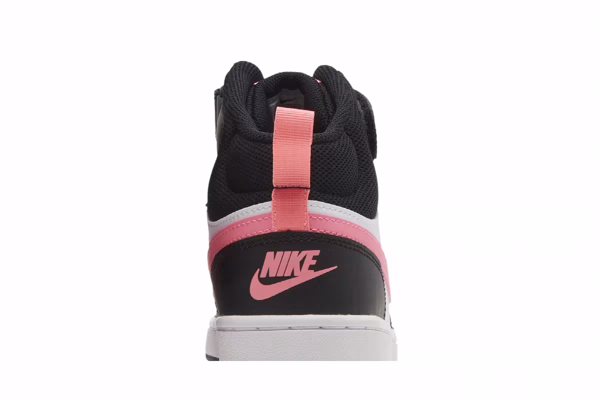 Nike Court Borough Mid 2 GS White Sunset Pulse, view 8