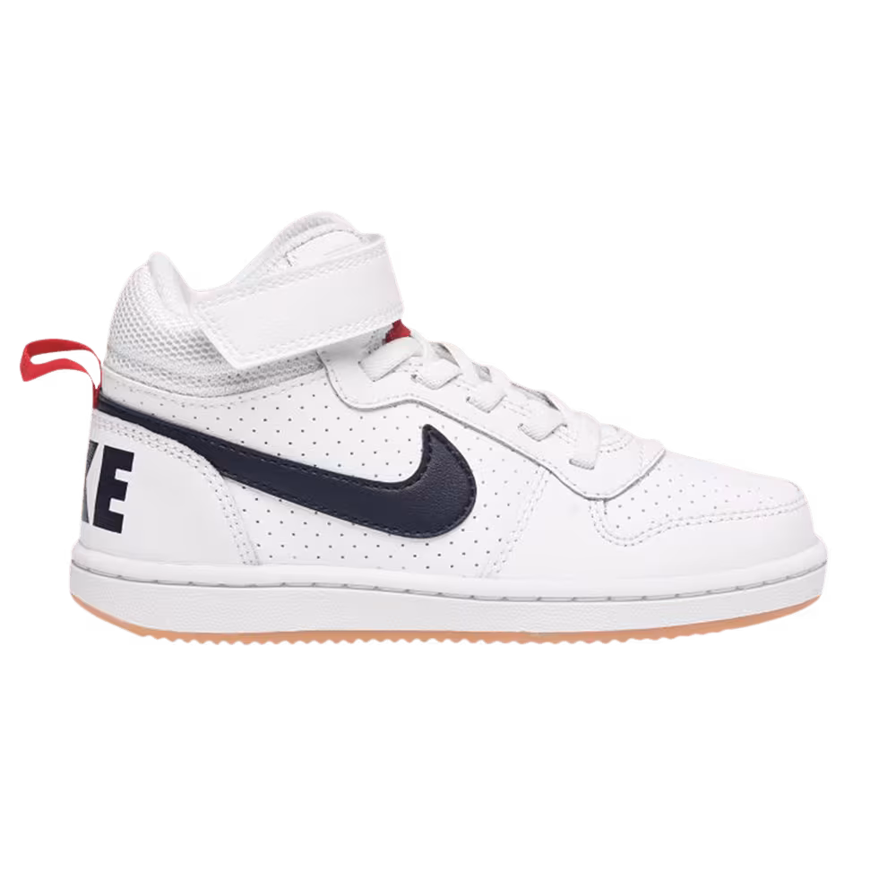 Nike Court Borough Mid PS White Obsidian Gum