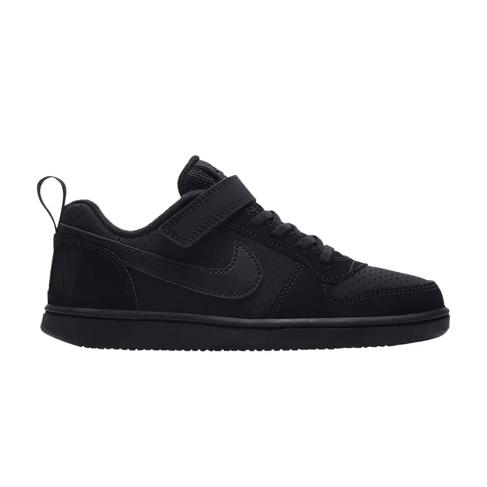 Nike Court Borough Low PS Triple Black
