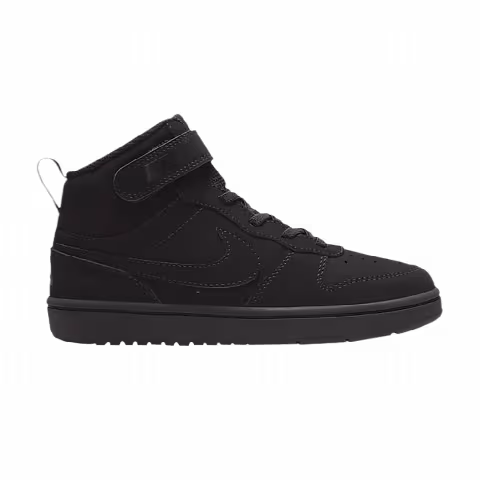 Nike Court Borough Mid 2 PS 'Triple Black'