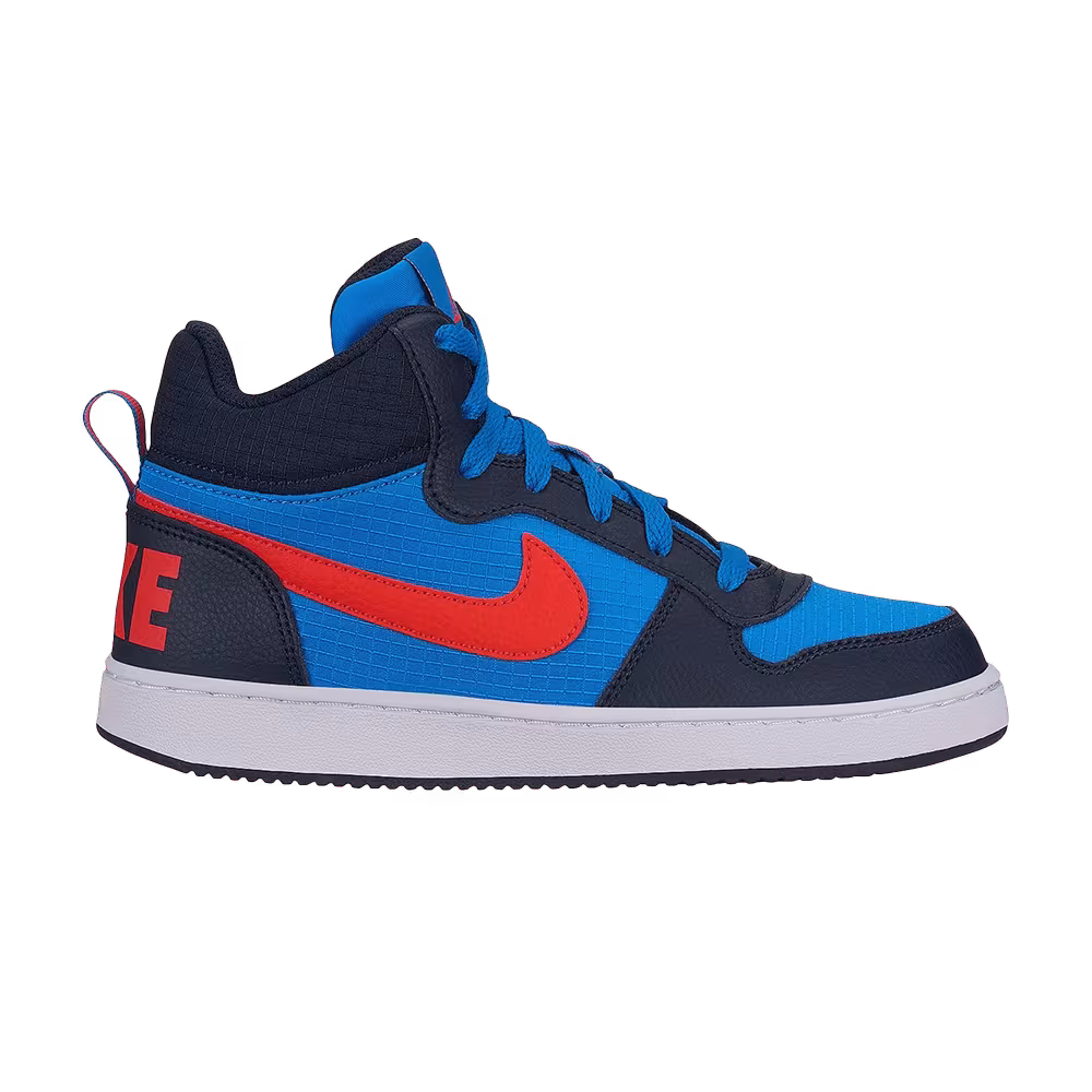 Nike Court Borough Mid GS Obsidian Photo Blue