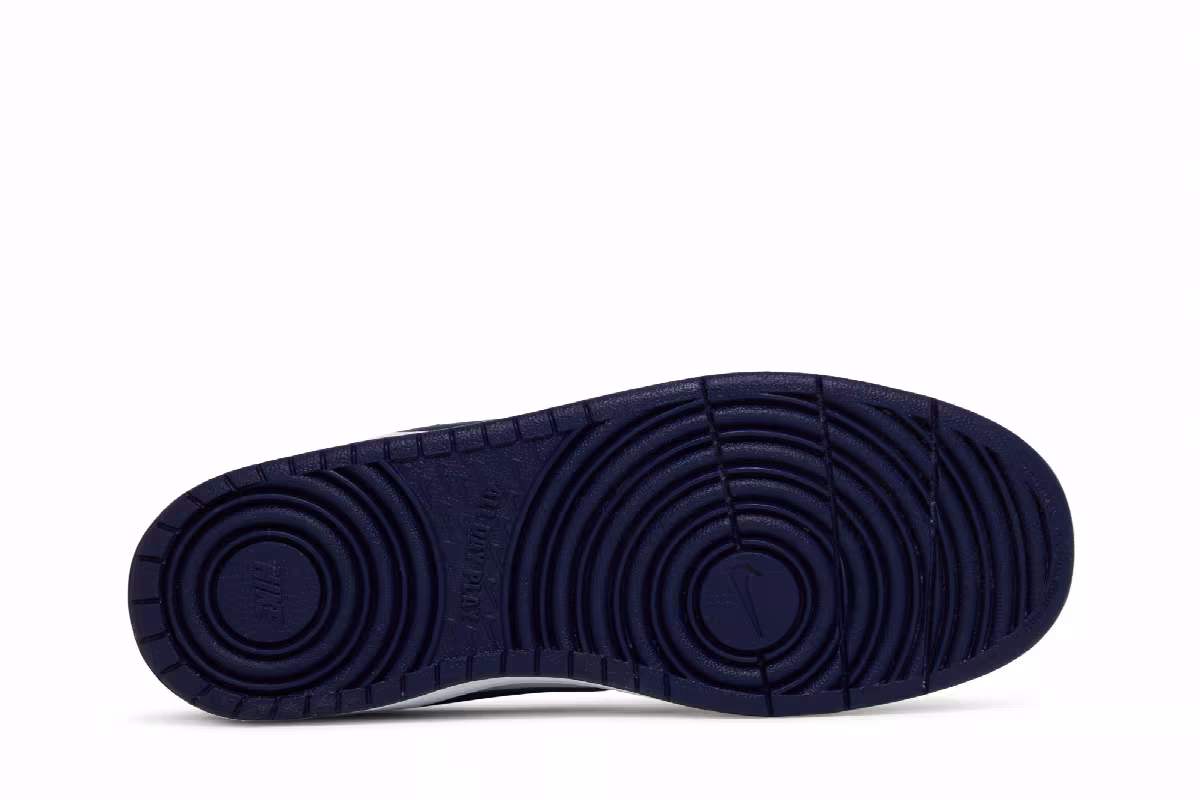 Nike Court Borough Low 2 GS White Signal Blue, view 5
