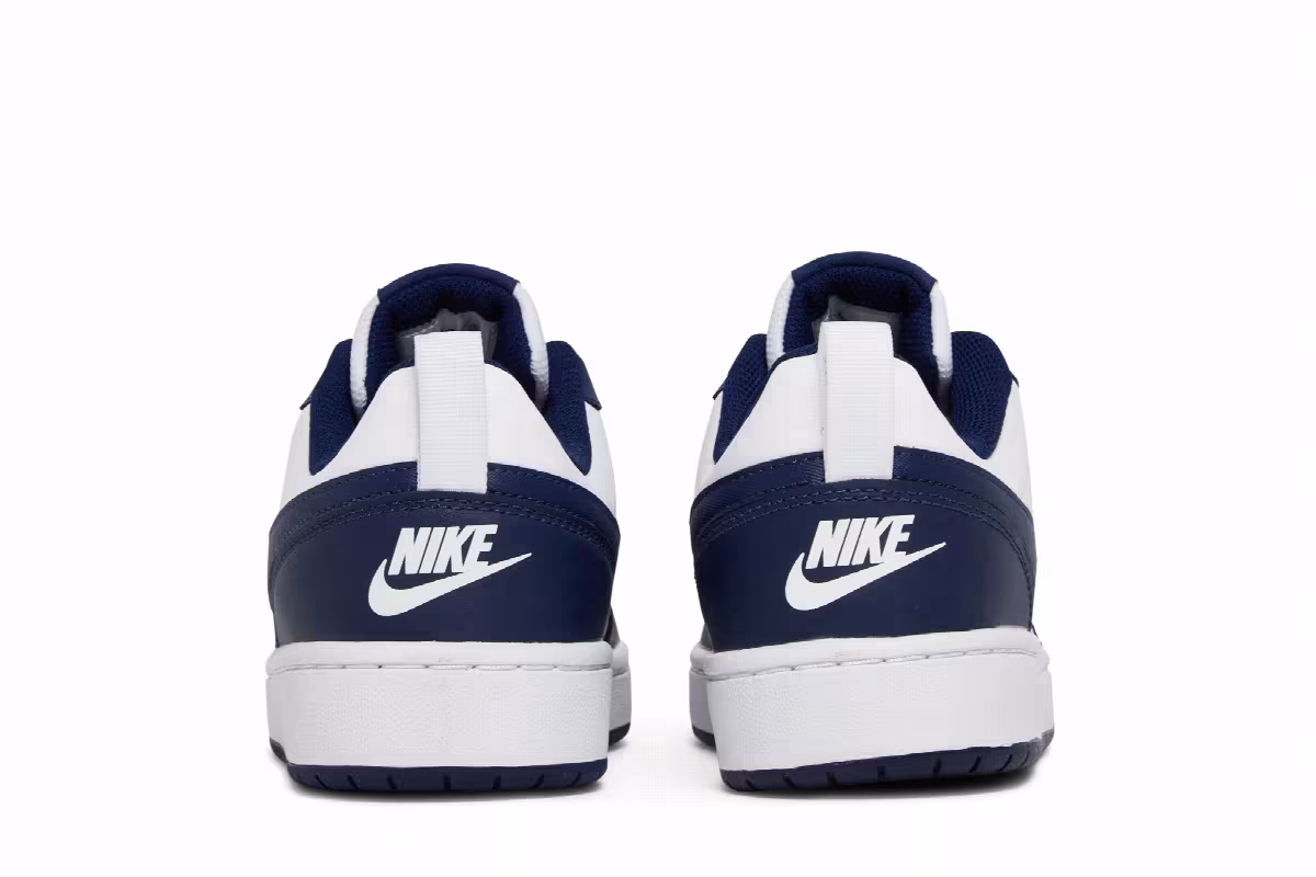 Nike Court Borough Low 2 GS White Signal Blue, view 7