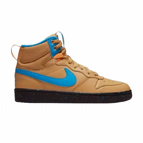 Nike Court Borough Mid 2 Boot GS 'Club Gold Blue Hero'