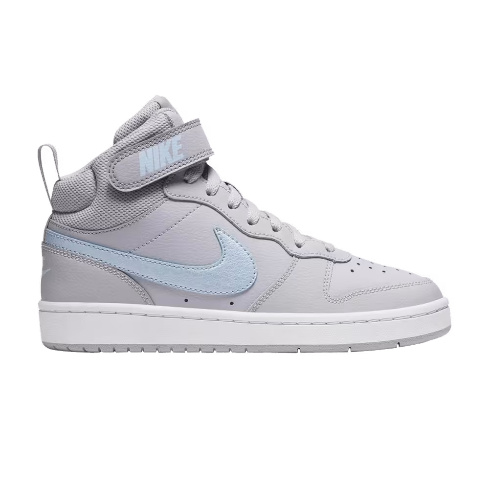 Nike Court Borough Mid 2 EP GS Grey Celestine Blue
