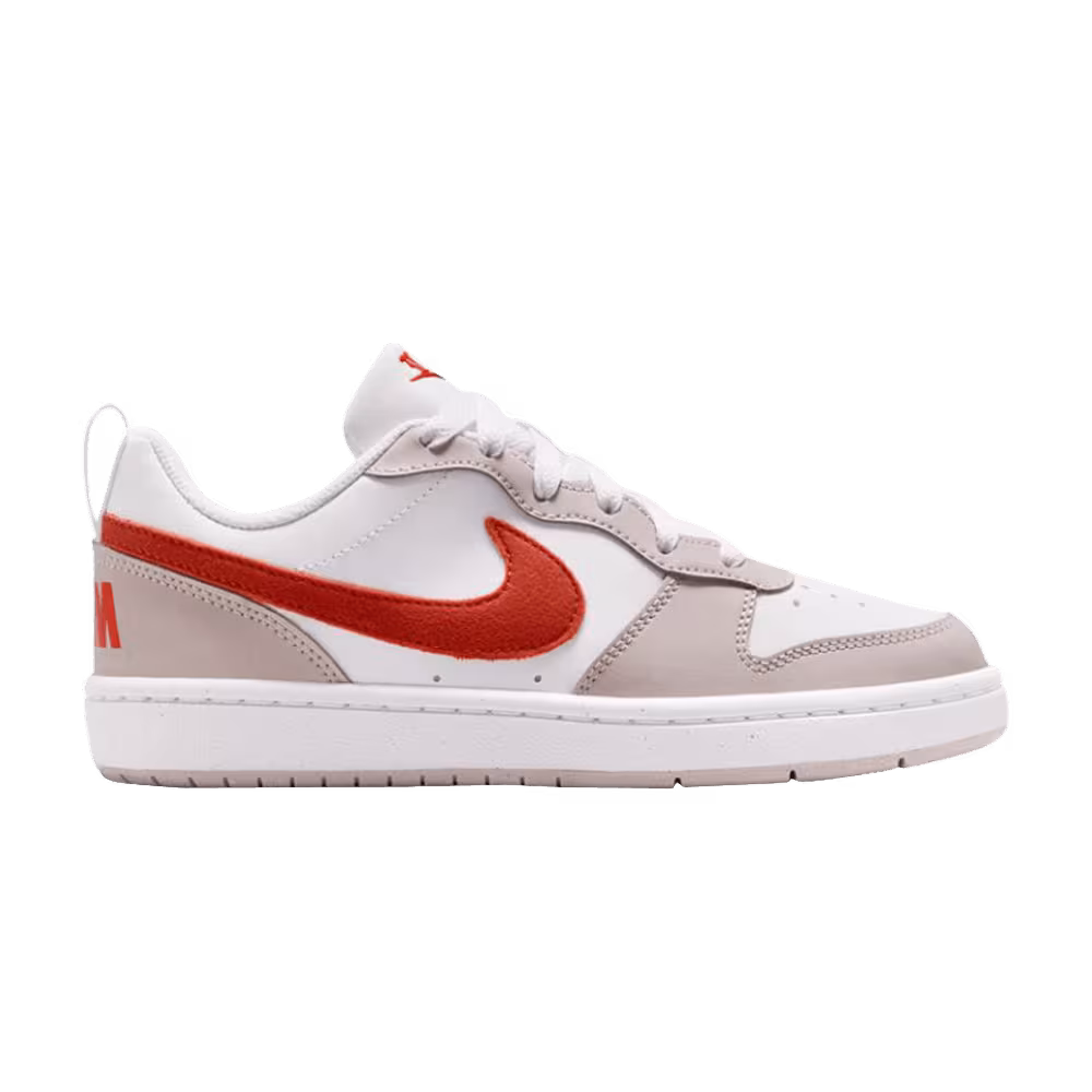 Nike Court Borough Low Essential+ GS White Moon Particle Rust Factor
