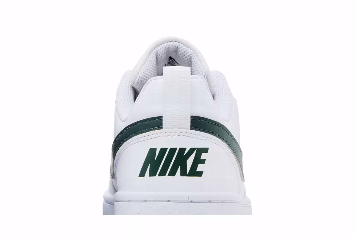 Nike Court Borough Low Recraft GS White Vintage Green, view 8