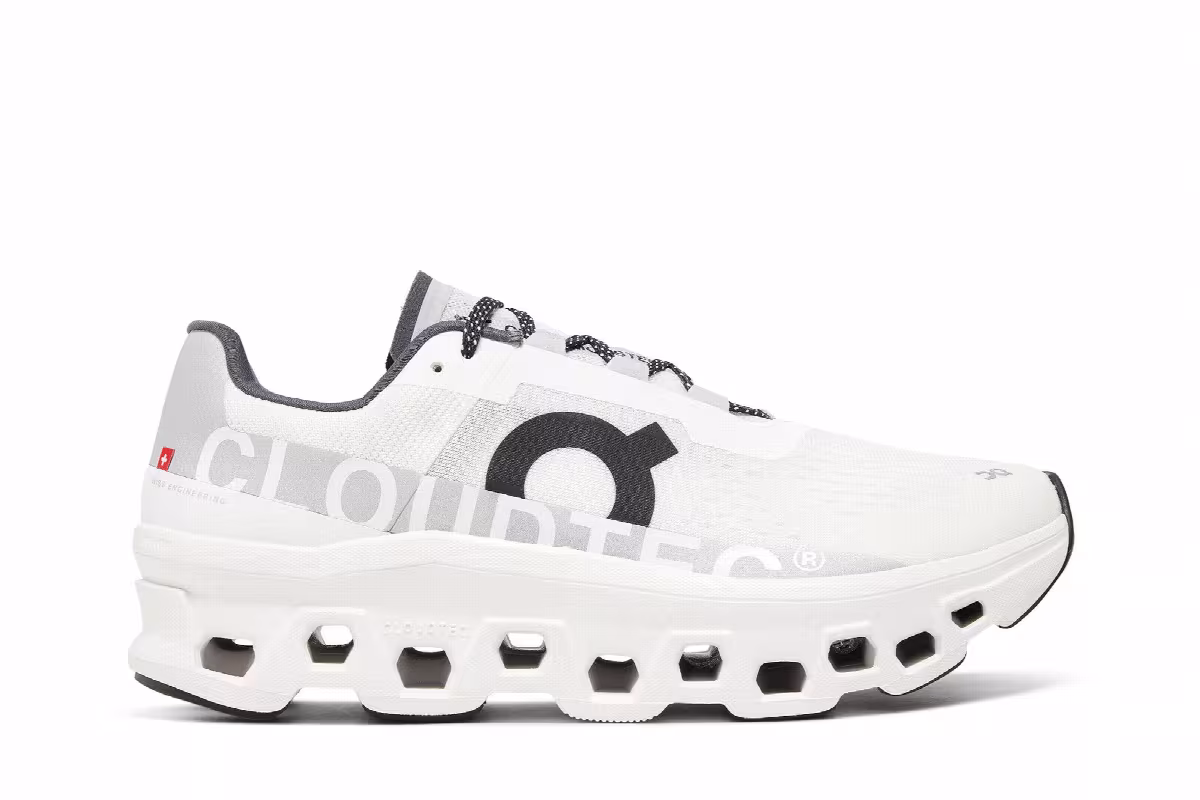 Cloudmonster Exclusive White Black, view 2