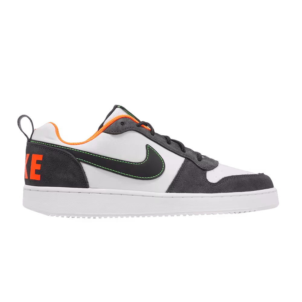 Nike Court Borough Low Premium Anthracite Total Orange