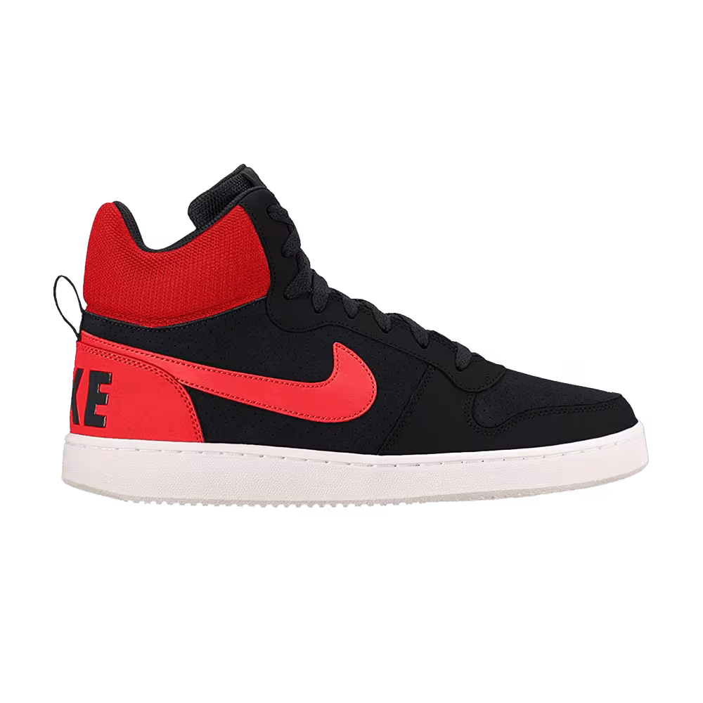 Nike Court Borough Mid Black Action Red