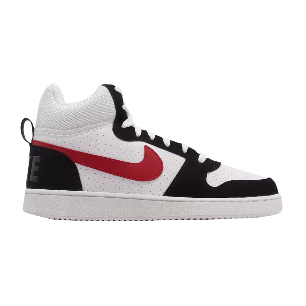 Nike Court Borough Mid White Red Black