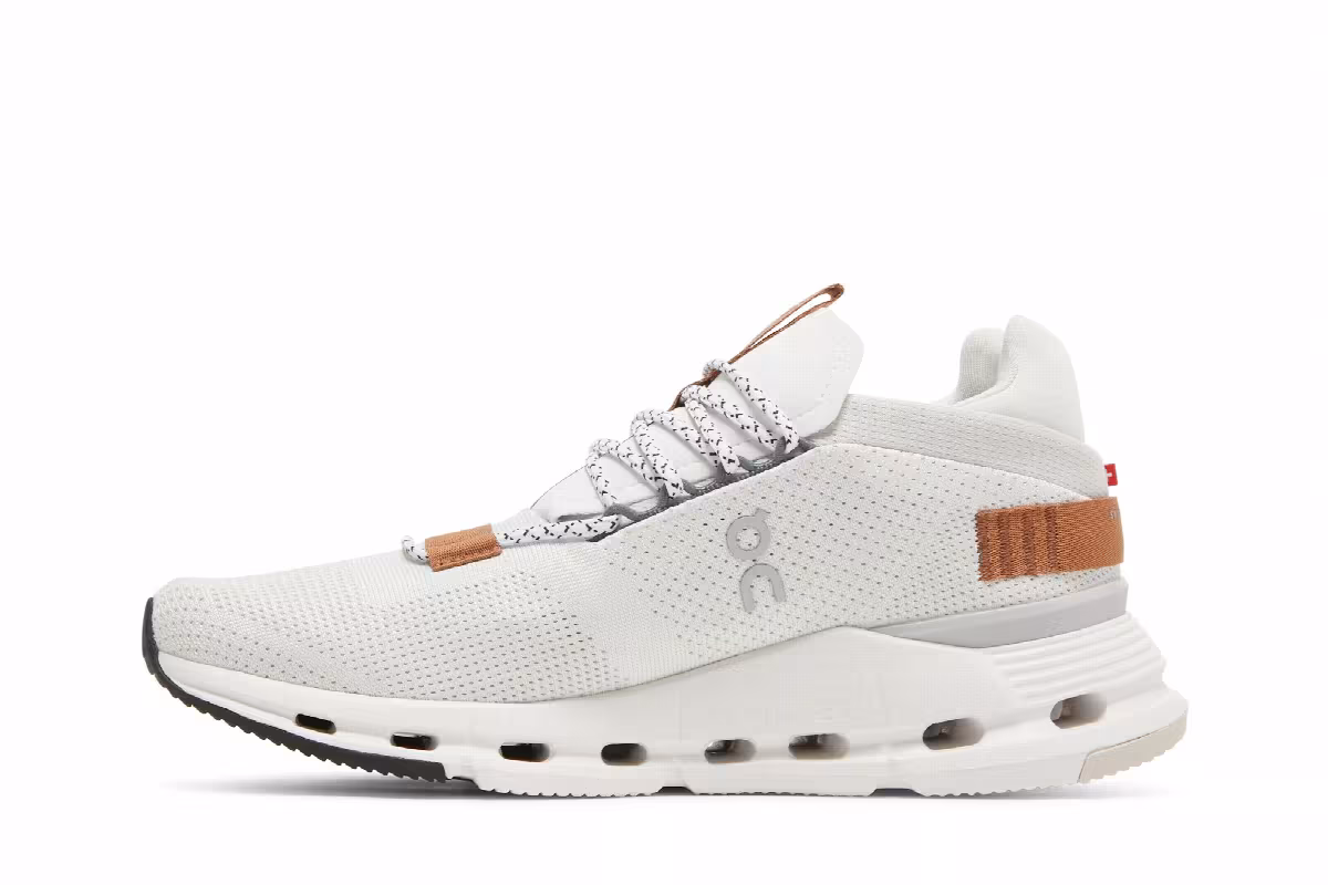 ON Women's Cloudnova White Pearl, view 4