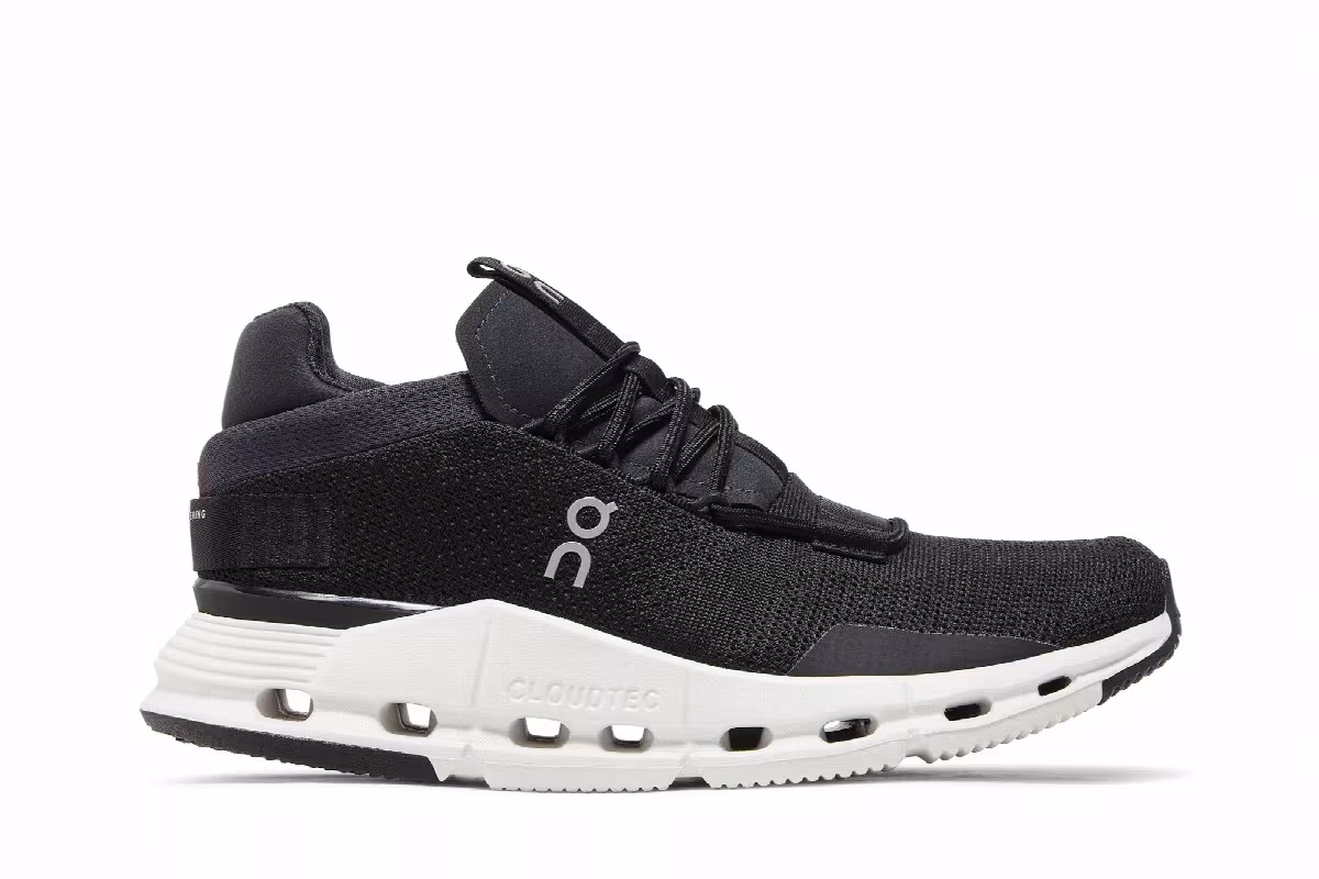 ON Women's Cloudnova Phantom White, view 2