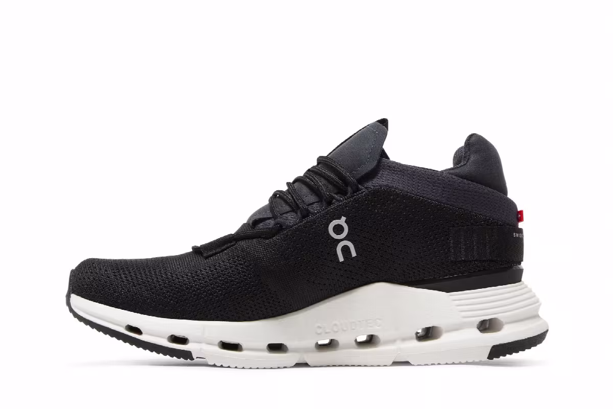 ON Women's Cloudnova Phantom White, view 4