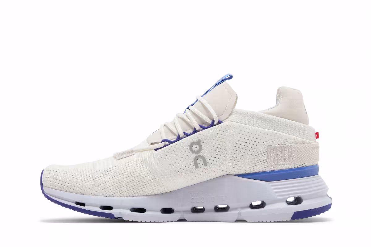 ON Women's Cloudnova Undyed White Heather, view 4