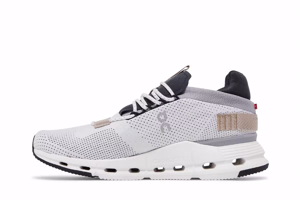 ON Women's Cloudnova White Sand, view 4