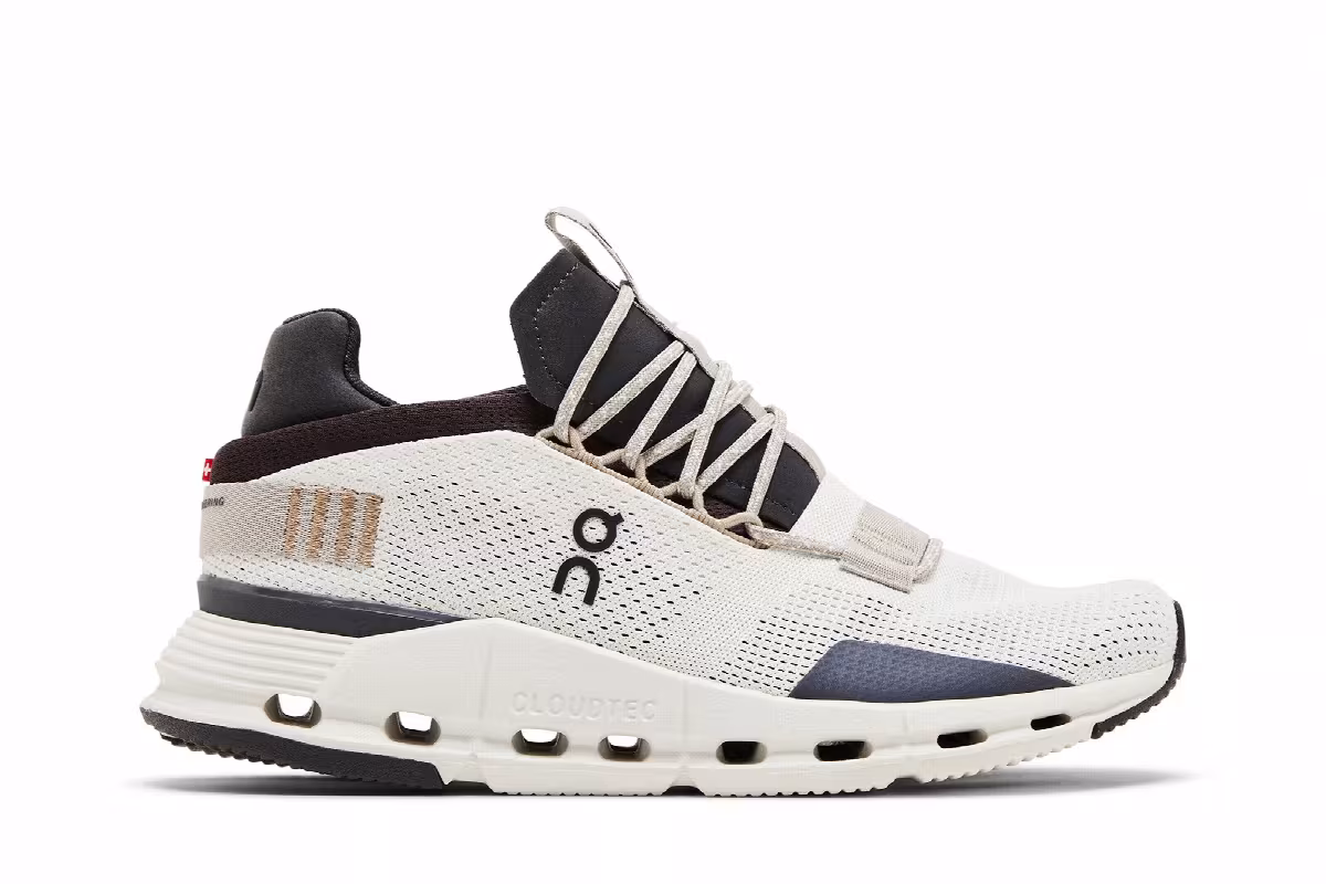ON Women's Cloudnova White Umber, view 2