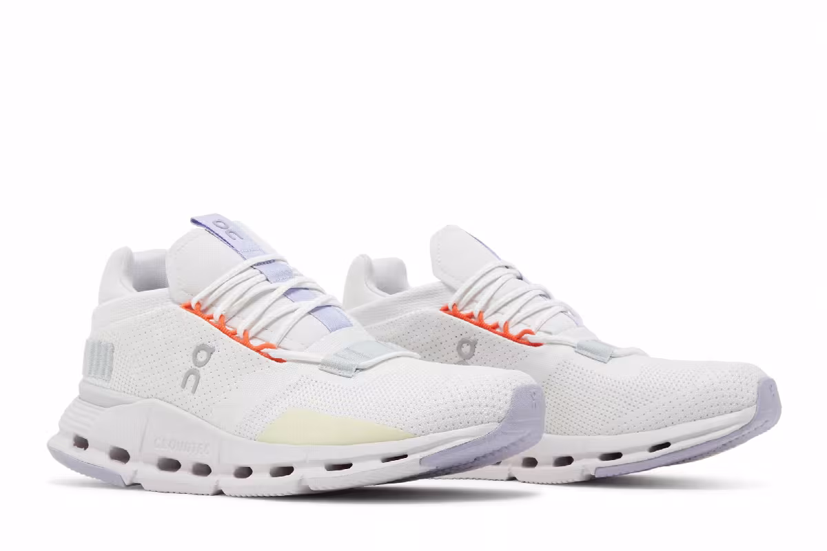 ON Women's Cloudnova White Glacier, view 9